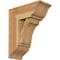 Ekena Millwork Legacy Traditional Rough Sawn Bracket w/ Offset Brace, Western Red Cedar, 8"W x 18"D x 22"H BKT0806X18X22LEC01RWR - alternate 1